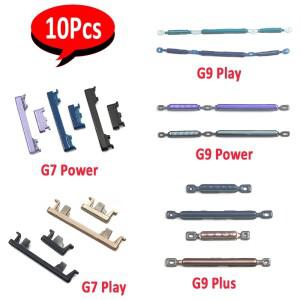 10개  모토로라호환 모토 G4 G5 G6 G7 Plus G8 Power G9 플레이 사이드 전원 키 볼륨 버튼 교체 부품 새 제