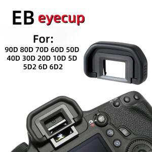 캐논호환 90D 80D 70D 60D 50D 40D 30D 20D 10D II 카메라 액세서리용  고무 EB 아이컵 뷰파인더 보호 캡