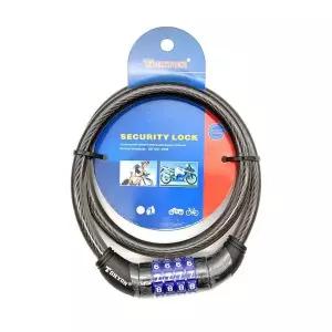 [콩심팥심]자물쇠 자전거자물쇠 번호키 거치식 강철와이어락