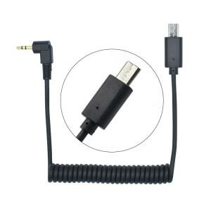 2.5mm-S2 원격 제어 셔터 연결 케이블 코드 소니호환 A58 A7R A7II A6000