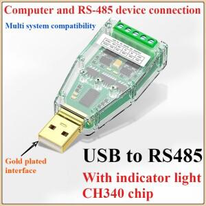 산업용 USB to RS485 RS232 컨버터 업그레이드 보호 기능 호환성 V2.0 표준 A 커넥터 보드