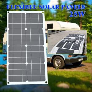 고성능 600W 12V 유연한 태양광 충전 키트 100A MPPT 기술 적용 RV  캠핑 및 비상 백업용