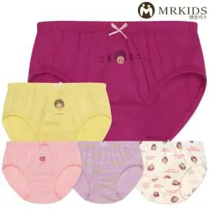 [미미캐츠]MR키즈 브레드이발소 엔젤 여삼각 5매입 아동팬티