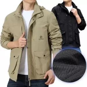 오버핏자켓 숏 점퍼 가을 바람막이 오버핏 야상 자켓 모자 간절기