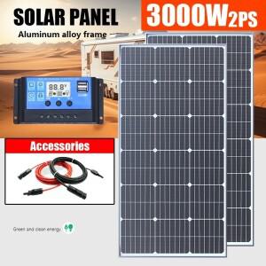 초고속 태양광 충전 시스템: 보조베터리/가정/오프그리드용 12V 24V 18V 3000W 패널 + 100A MPPT 컨트롤러