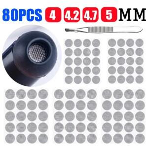 이어폰 방진 네트워크 보호기 메쉬 4mm 5mm 자체 접착 DIY 필터 헤드폰 액세서리