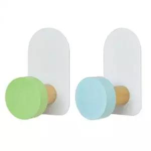 [JED] 행거 원목 접착식 후크 우드 다목적