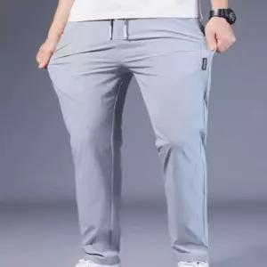 [옷자락]남자 테이퍼드핏 짐웨어 빅사이즈 검정색 밴딩 팬츠