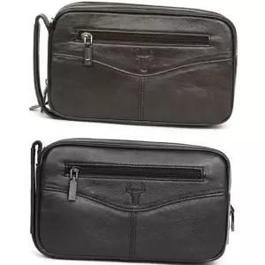 클러치 백 소가죽 토트 캐주얼 남성 클러치 백 직장인 손가방 정장 수납력 좋은 천연