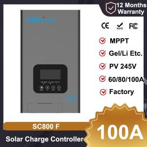 Infinisolar MPPT 태양광 충전 컨트롤러 60A 80A 100A 고효율 PV 245V 젤 리튬 배터리 레귤레이터