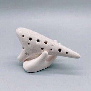 입문용 초보자 도자기 오 돌고래 파랑 Alto 도자기오 관악기