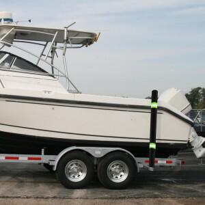 보트 가이드 폴 커버  반사 해양 트레일러 패드  스키 옥스포드호환 천 36 인치  2 개