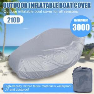 팽창식 보트 커버 V형 방수 방진 자외선 차단 비 눈 낚시 고무 해양 범용 카약