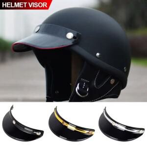 빈티지  오픈 페이스 햇빛 가리개 바이저 쉴드 바이크 오토바이 헬멧 보호대