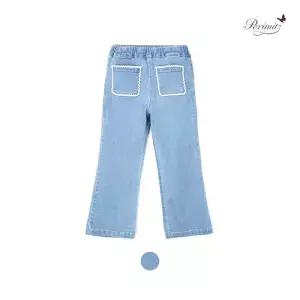 [페리미츠]페리미츠  여아 앞포켓 벨버텀 데님팬츠 초등 유아봄청바지 P2615Q251_CJ