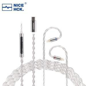 NICEHCK SP4 Type-C 2Pin CX31993 DAC 디코딩 HiFi 오디오 IEM 케이블 와이어 Typec for 4U Zero Explorer
