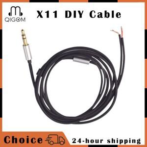 QIGOM X11 DIY 이어폰 케이블 반제품 TPU 소재 고순도 무산소 구리 코어 3.5MM / 4.4MM