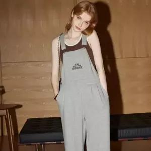 [디니지아]Kuhn 에어 레이어 원단 멜빵 바지 6117