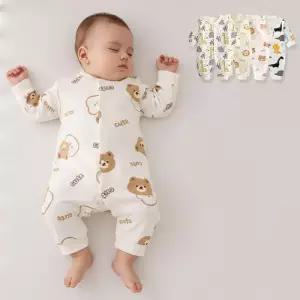 [조이멀티][조이멀티] 사파리홈 남아여아 내의 실내 긴팔 우주복 206054