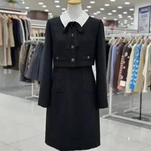 [숲]리본 욥션 카라배색 투피스형  원피스   /OB2OPQ2_SH