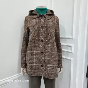 [프렐린]파크랜드 여성복 프렐린 후드 니트 핸드메이드 자켓 RJK254060