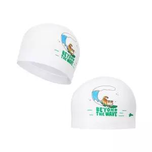 [레노마수영복]아동 서핑고양이 PU 수모 화이트 RO-RC2F061-WH