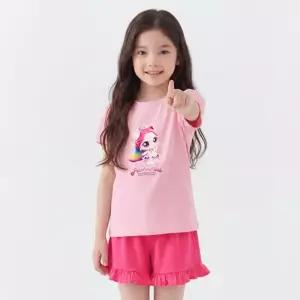 [레노마 이너웨어]티니핑 여아 오로라핑 프릴 5부 상하세트PK 0F1EW64580_CJ