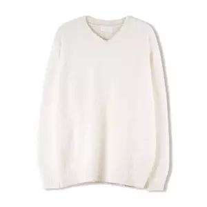 [리빌모아]남자 소프트 앙고라 스판 브이넥 긴팔 니트 SG-KN-Q029-아이보리