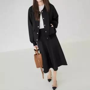 [마담4060]엄마옷 마담4060 [모던베이직]더블자켓스커트 여성 데일리 세트 -RSET26030