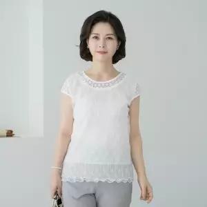 [마담4060]엄마옷 마담4060 벨키시스루캡 중년여성 데일리 민소매 -RSL2603004-