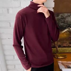 [리빌모아]남자 데니안 베이직 스판 목폴라 긴팔 티셔츠 5C-TSA-Q104