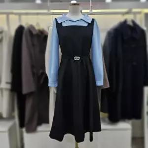 [숲]블라우스 뷔스티에 벨티드 원피스 SC3OPM1_IC_IC