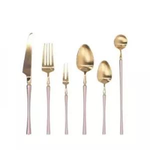 디저트커트러리 벨르 디저트 식기 (핑크골드) 유럽식커트러리 롱스푼