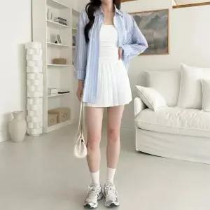 [179st.w]클래식 루즈핏 스트라이프 셔츠 KAA 9014W