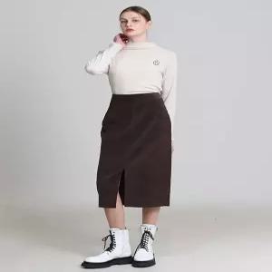 [리스트][오조크(OZOC)] 코듀로이 미디 스커트 (택가격 69000원)