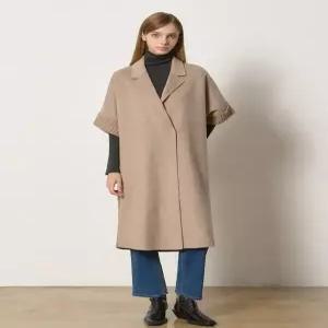 [쉬즈미스][쉬즈미스(SHESMISS)] 캐시미어 니트 블록 코트 (택가격568000원)