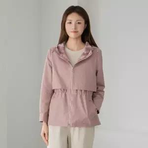 [마담4060]엄마옷 마담4060 체크배색후드 중년여성 데일리 점퍼 -RJP2603011-