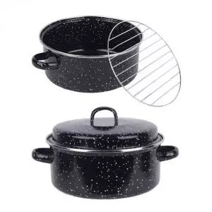 냄비 법랑 직화구이 24cm 전골 조리용기