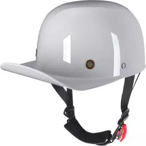 예스모터 야구 스타일 캡 레트로 모터사이클 헬멧 남녀 공용 - DOT 승인