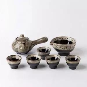 다기세트 5인 이천도자기 전통 찻잔 세트 다도구 선물용