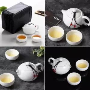 다도세트 휴대용 다기세트 다관 찻잔 구성