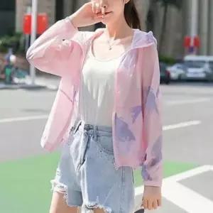 썸머 집업 바캉스룩 물놀이 후드 비치 아우터 핑크