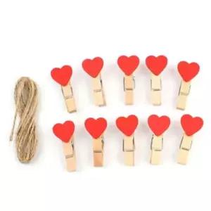 [하프클럽/셀러허브]하트 포토보드 사진소품 폴라로이드 사진집게