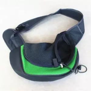 반려견용품 애견산책가방 반려견 크로스 가방 그린 s