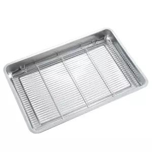 튀김망 바구니 사각쟁반 업소용 채망 스텐망 채반 튀김바구니 손잡이 펀칭볼 튀김기 사각