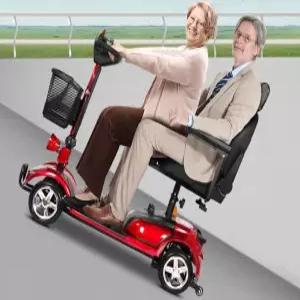 전기 4륜 전동 스쿠터 오토바이 접이식 자동차 노인 배터리