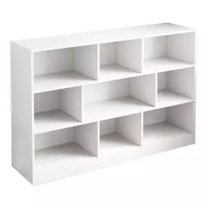 화이트 책장 낮은 원목 수납장 교구장 3단 정리함 1200 웜화이트 서재