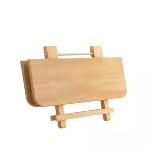 접이식 테이블 원형 원목 다용도 우드 미니 포장마차 캠핑 탁자 이동식 폴딩 책상