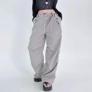 여자 힙합 댄스복 와이드 스트링 바지 조거 팬츠 코디