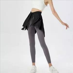 [셀러에이드]여성 레깅스 힙 커버 트레이닝 레깅스 랩 스커트 엉덩이 가리개